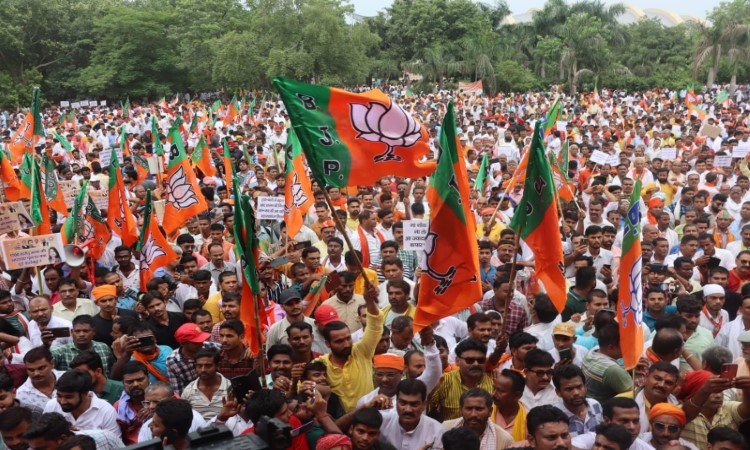 Patna BJP Protest