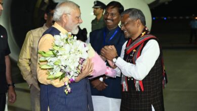 PM MODI With Babulal Marandi