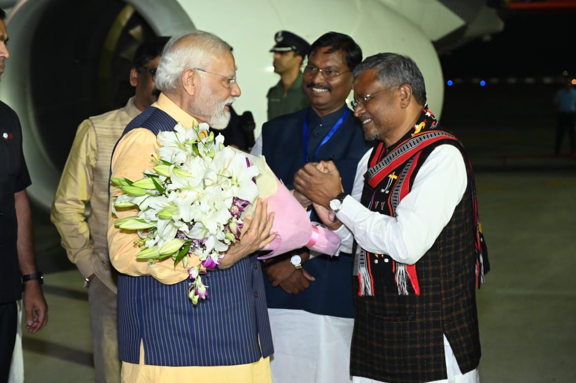 PM MODI With Jharkhand BJP Babulal Marandi