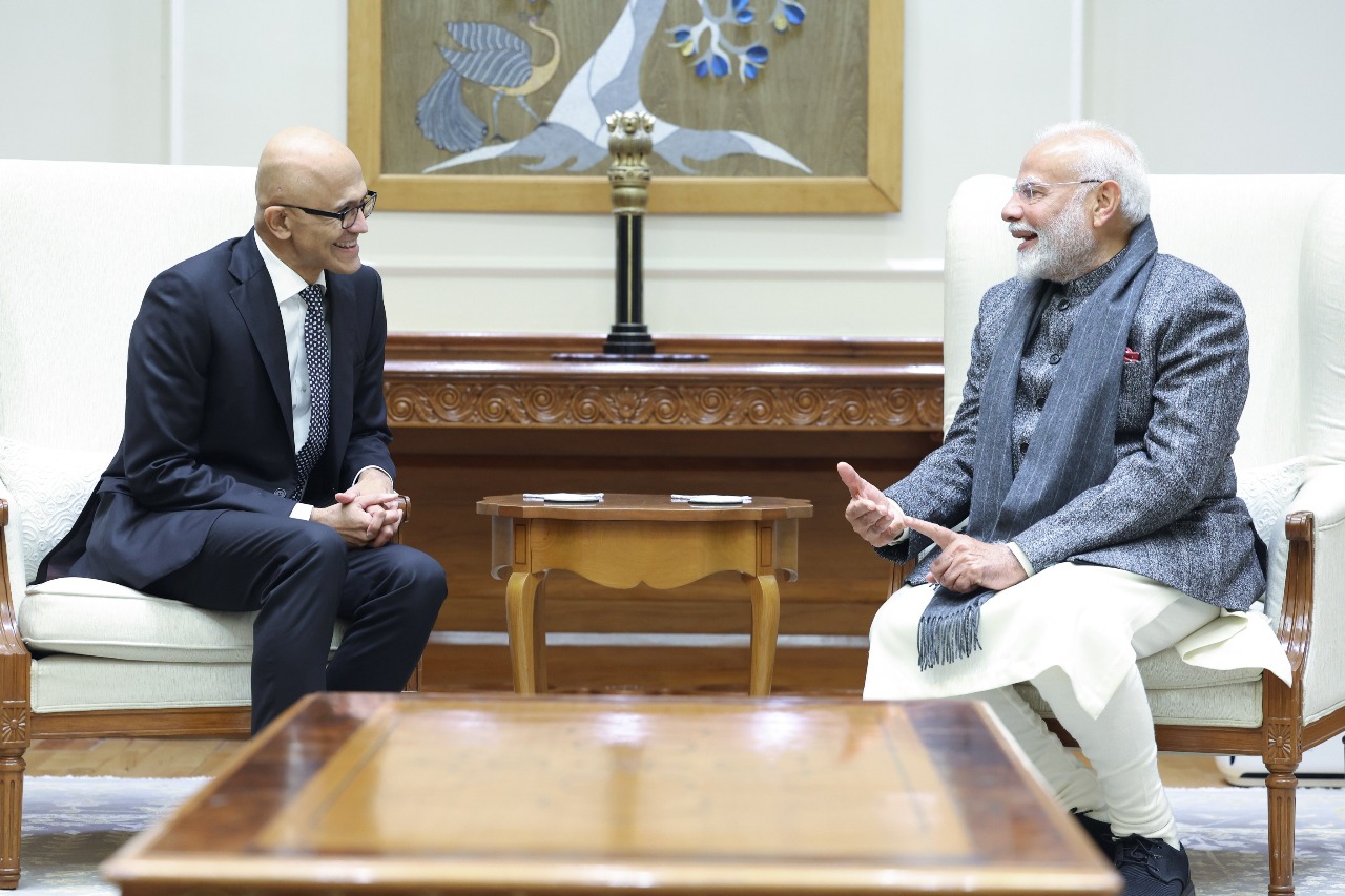Satya Nadella: माइक्रोसॉफ्ट का भारत में बड़ा ऐलान, 17.5 अरब डॉलर निवेश करेगा, पीएम मोदी से मुलाकात के बाद सीईओ सत्य नडेला ने दी जानकारी