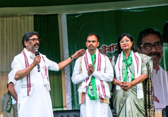 Hemant Soren Assam Visit, Sahil Munda JMM, Sarupathar Assembly 2026, Assam Election Campaign, Jharkhand Mukti Morcha, Hindi News